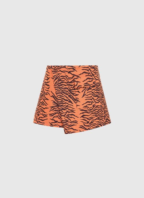 Shorts Saia Claire Zebra Bo.Bô Feminino