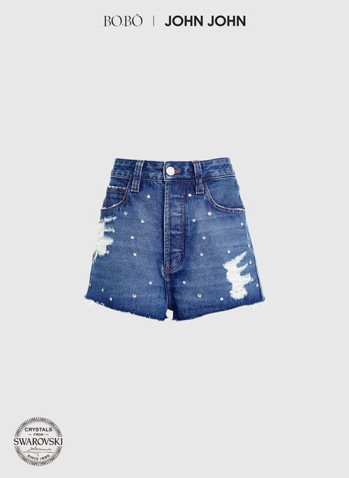 Shorts Boy Alto Balmoral Jeans Bo.Bô Feminino