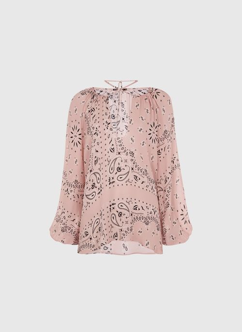 Blusa Serenity Bandana Seda Bo.Bô Feminino