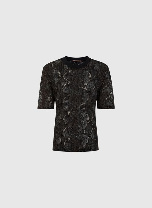 Blusa Devore Black Snake Bo.Bô Feminina