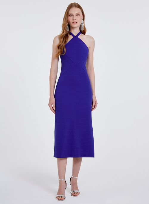 Vestido Stacy Midi Azul Bo.Bô Feminino