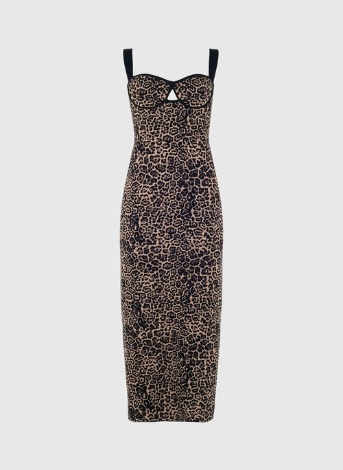 Vestido Aretha Jacquard Midi Bo.Bô Feminino