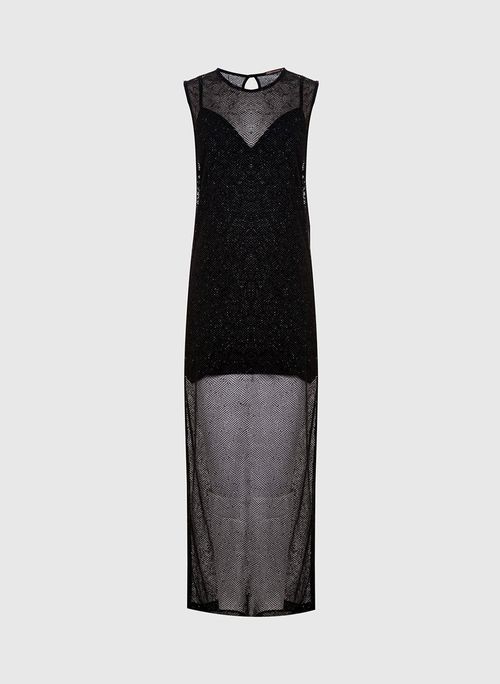 Vestido Caviar Midi Preto Bo.Bô Feminino