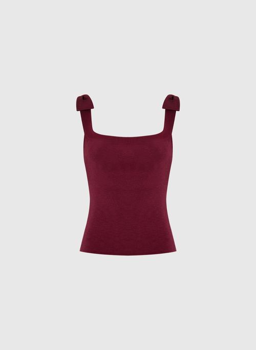 Top Raiza Tricot Bo.Bô Feminino