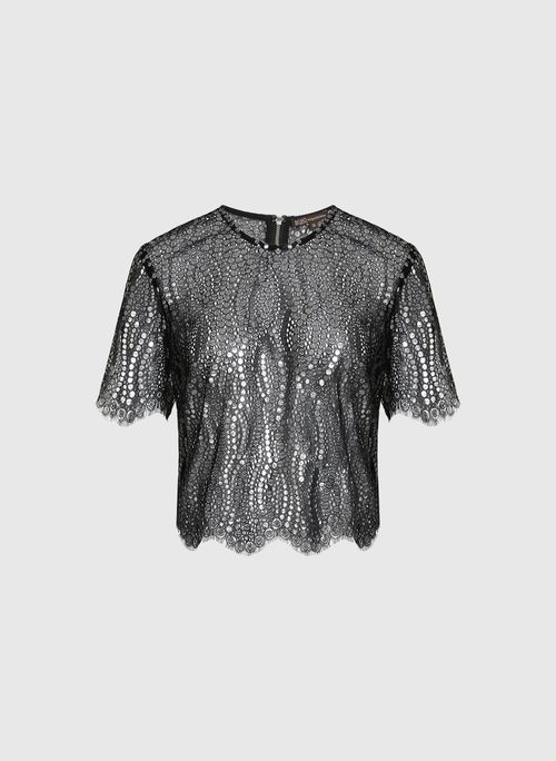 Blusa Lilou Black Renda Bo.Bô Feminina