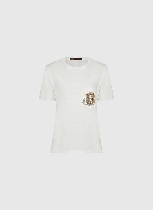 Camiseta Flame Off White Bo.Bô Feminina