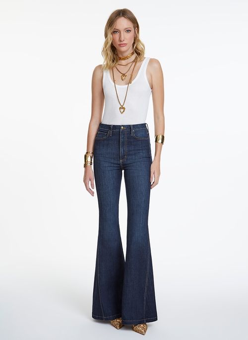 Calça Bella Maxi Jeans Bo.Bô Feminina