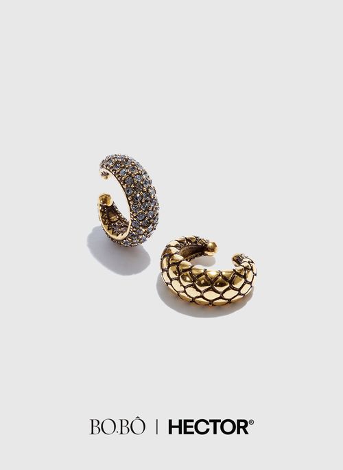 Kit Earcuff Snake Bo.Bô Feminino