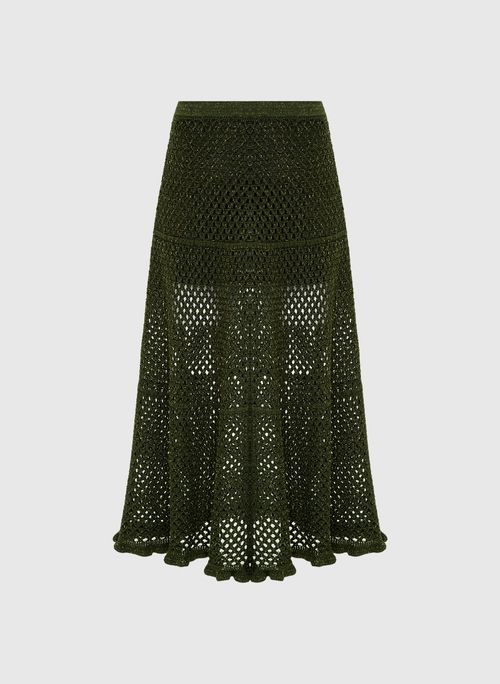 Saia Amy Midi Tricot Bo.Bô Feminina