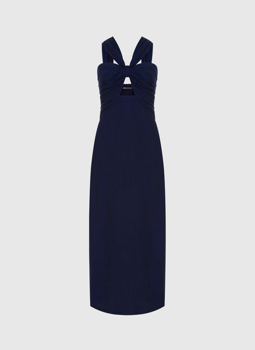 Vestido Basse Navy Blue Midi Bo.Bô Feminino