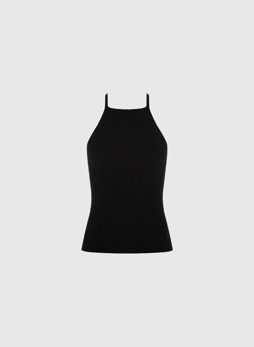 Regata Manu Preto Tricot Bo.Bô Feminino