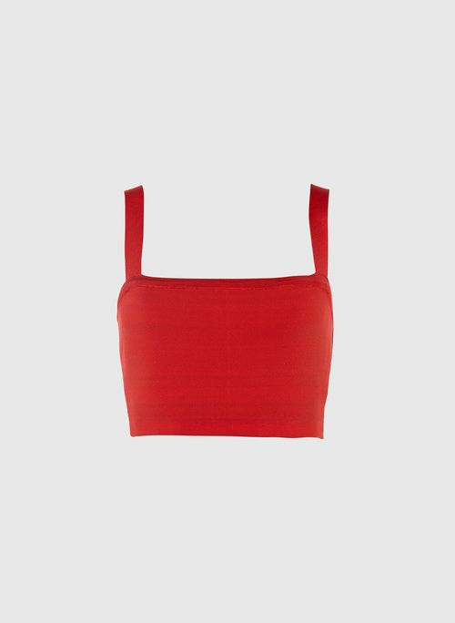 Top Cropped Tula Red Bo.Bô Feminino