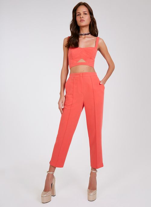 Top Cropped Thaly Bo.Bô Feminino