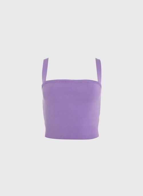 Top Cropped New Tula Purple Bo.Bô Feminino