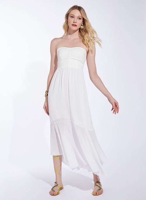 Vestido Alice Off White Bo.Bô Feminino