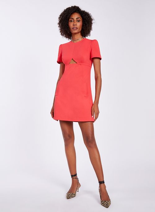 Vestido Naomi Curto Red Bo.Bô Feminino