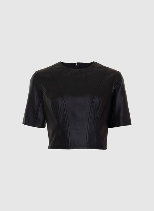 Blusa Natasha Couro Bo.Bô Feminina