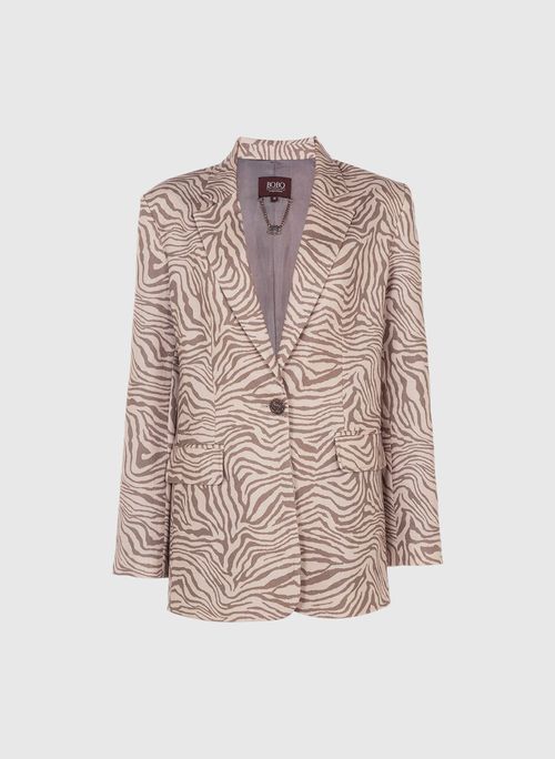 Blazer Luxemburgo Zebra Bo.Bô Feminino