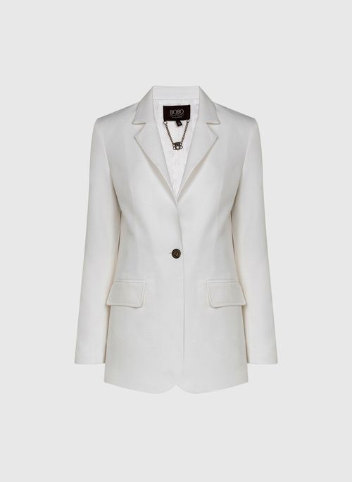 Blazer Belleville Off White Bo.Bô Feminino