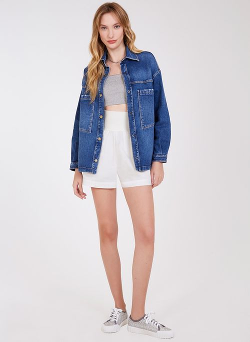 Overshirt Savannah Jeans Bo.Bô Feminina