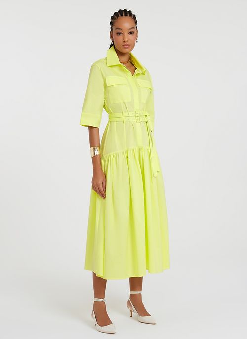 Vestido Verena Midi Lime Bo.Bô Feminino