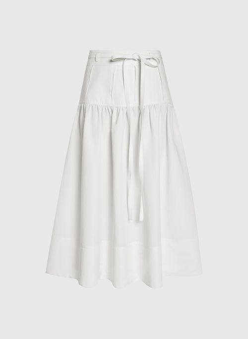 Saia Beck Midi Off White Bo.Bô Feminina