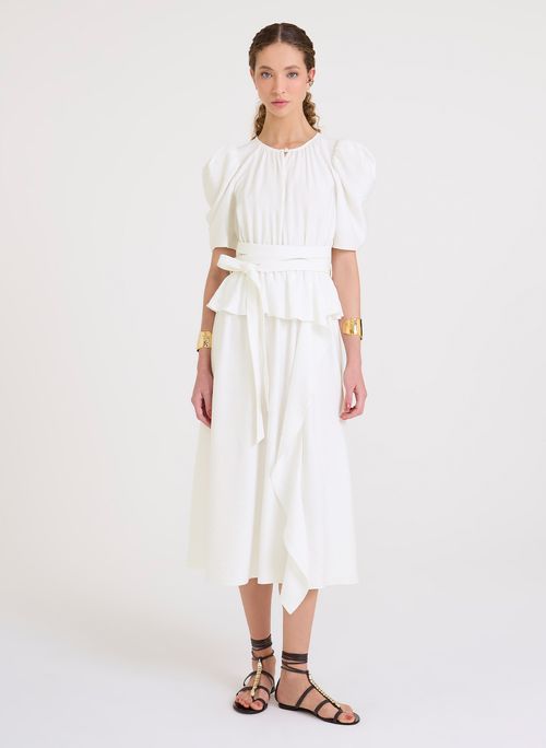 Vestido Camille Midi Off White Bo.Bô Feminino