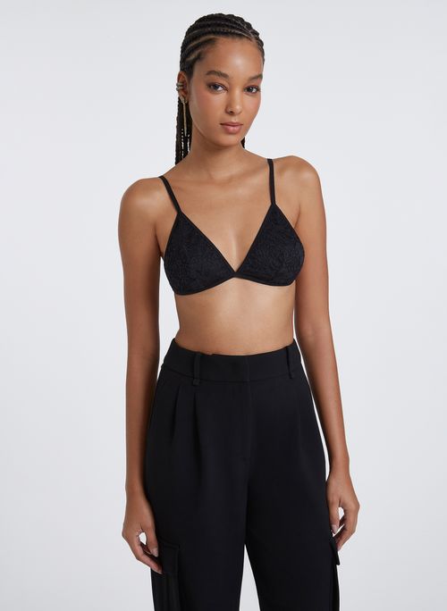 Top Basics Renda Bo.Bô Feminino