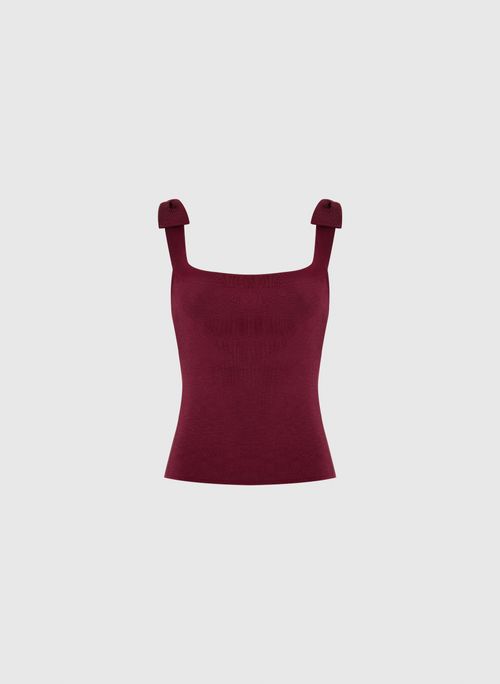 Top Raiza Tricot Bo.Bô Feminino