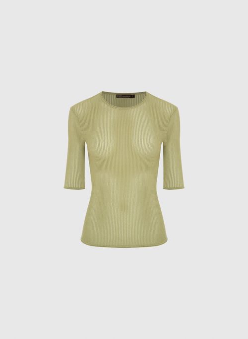 Blusa Helen Tricot Verde Bo.Bô Feminina