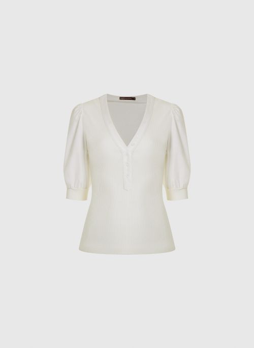 Blusa Bella Off White Bo.Bô Feminina