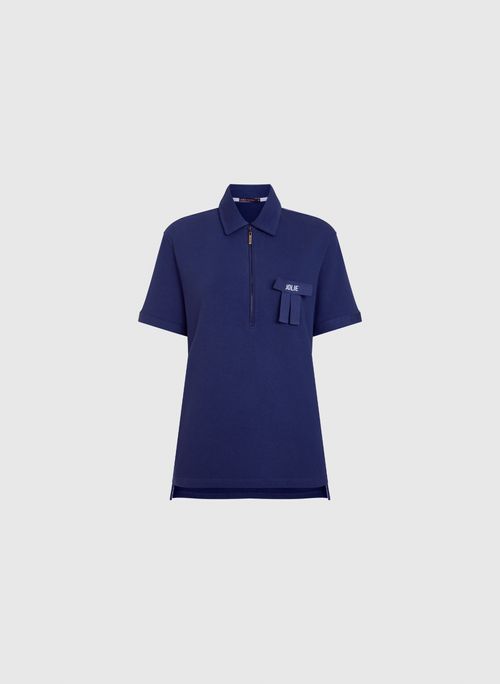 Camiseta Polo Zíper Bo.Bô Feminina