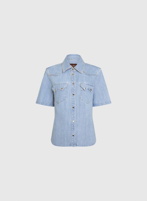 Camisa Philippa Jeans Bo.Bô Feminina