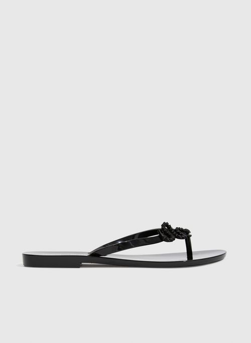 Melissa Flip Flop Preta Bo.Bô Feminina