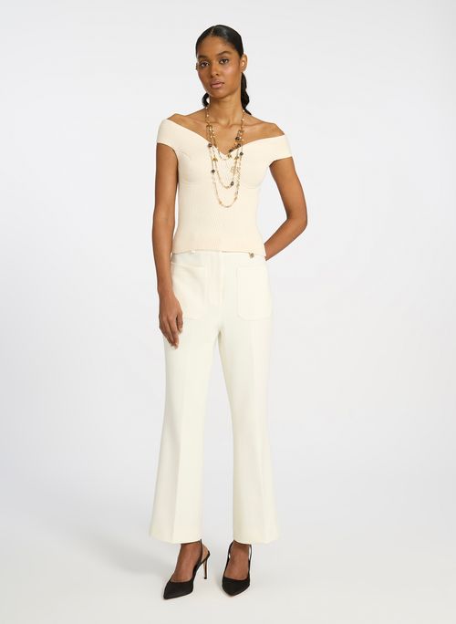 Calça Audrey Off White Bo.Bô Feminina