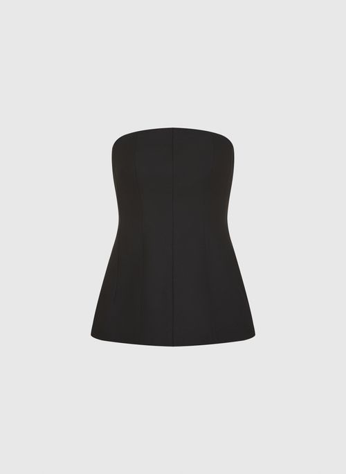 Top Audrey Twill Black Bo.Bô Feminino