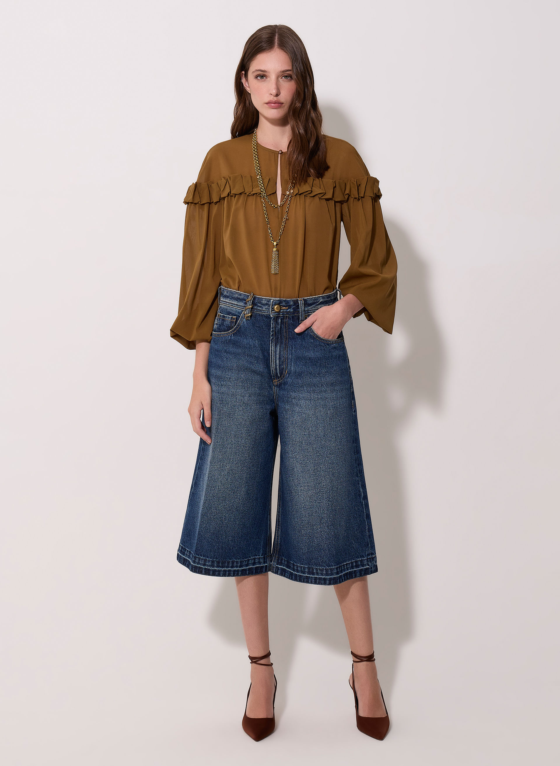 Bermuda Veronica Classic Jeans Bo.Bô Feminina
